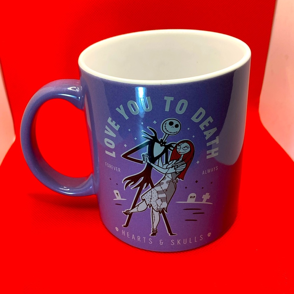 NWOT Disney Tim Burton’s The Night Before Christmas Love Coffee Mug